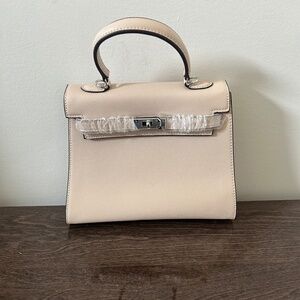 Little satchel bag creamy color